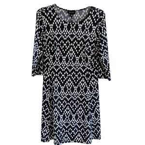 EUC AB Studio Dress Navy/White
